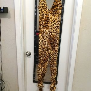 Leopard body suit